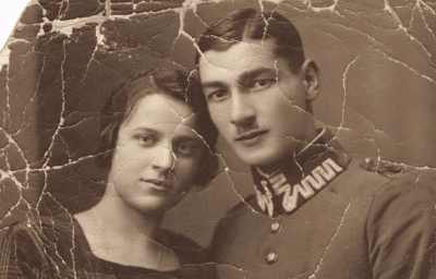 Restore Vintage Family Photo - Input image